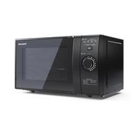 Sharp YC-GG02E-B forno a microonde Nero Microonde con grill Superficie piana 20 L 700 W