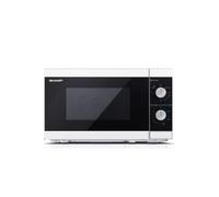 Sharp YC-MG01E-W forno a microonde Nero, Bianco Microonde con grill Superficie piana 20 L 800 W