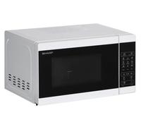 Sharp YC-MG02E-W forno a microonde Blu, Bianco Superficie piana 20 L 800 W