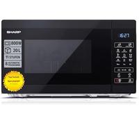 Sharp YC-MG02E-B forno a microonde Nero Microonde con grill Superficie piana 20 L 800 W