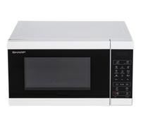Sharp YC-MG02E-W forno a microonde Blu, Bianco Superficie piana 20 L 800 W