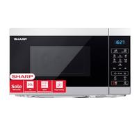 Sharp YC-MS02E-S forno a microonde Argento Solo microonde Superficie piana 20 L 800 W