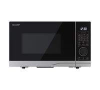Sharp Forno Microonde Combinato con Grill Capacità 25 Litri Potenza 900 Watt con Timer colore Nero e Argento - YC-PC254AE-S