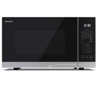 Sharp YC-PG284AE-S forno a microonde Nero, Argento Microonde con grill Superficie piana 28 L 900 W