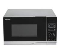 MICROONDE SHARP YC-PS234AE-S, capacità 23 l, potenza microonde max 900 W, 10 livelli di potenza, Nero, Argento