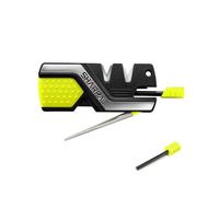SHARPAL 101N-G (versione verde) affilacoltelli tascabili 6 in 1 e strumento di sopravvivenza con una pietra focaia in più, affila e lucida tutti i coltelli da esterno e da cucina