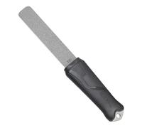 SHARPAL 120N Pietra Abrasiva Diamantata A Doppia Grana Per Affilare Coltelli Da Caccia, Coltelli Da Outdoor E Utensili Da Giardino, 220/600 (Extra Grossa/Fine)