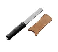 SHARPAL 127N pietra diamantata a doppia grana con strisce in pelle, affilatrice per coltelli, asce, lame di tosaerba, cesoie da giardino e tutti i bordi delle lame, grana grossa/extrafine 325/1200