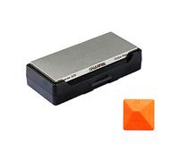 SHARPAL 156N Pietra diamantata bifacciale per affilare coltelli | Grana grossa 325 / Grana extra fine 1200 | Custodia con base antiscivolo e guida angolare (152 X 63 mm)