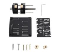 Sharpening Jig System, 11-Piece Tool Holder Set with Angle Measurement Block and Base Plate, for Maintaining Woodworking Chisels and Plane Irons