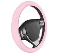 Sharper Image, coprivolante in pelle ultra morbido e confortevole, misura universale, 36,9 cm, 38,9 cm, 39,9 cm, colore rosa chiaro