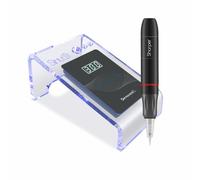 Sharper - Kit professionale per tatuaggi, con alimentatore, colore: nero