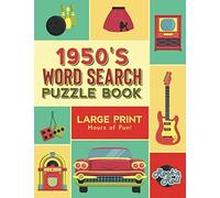 Sharper Mind Press 1950's Word Search Puzzle Book (Tascabile)