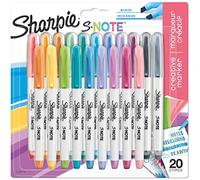 SHARPIE 2139179 - Marcatore creativo Sharpie S-Note kit da 20 pz