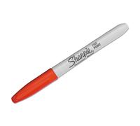 Sharpie 33002 Super Permanent Markers Fine Point Red Dozen