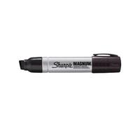 SHARPIE pennarello indelebile con la canna metallica, con punta a scalpello extra large, nero, Scatola da 12