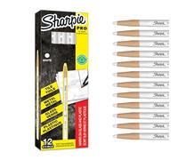 Sharpie S0305061, marcatore China Marker, bianco, 12pz, 2mm, rimovibile, cera