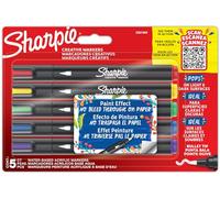 Sharpie Creative Marker Pennarelli Acrilici per Hobby Creativi | Pennarelli a base d'acqua con punta a pennello | Ideali per Fai da TeDecorazioni e Scuola | Colori assortiti | 5 pezzi