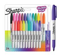 Sharpie Glam Pop Permanent Markers Fine Point for Bold Details Assorted Vibr