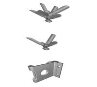 Sharpie Holder Bracket for Anet A8 3D Printer with Blender Mount