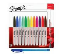 Sharpie PaperMate - Set di pennarelli indelebili, punta fine, confezione da 12