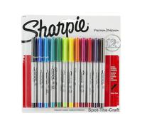 Sharpie Pennarelli a inchiostro permanente ultra fini resistenti allo sbiadiment