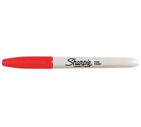 Sharpie Pennarelli indelebili a punta fine, rosso, 1 pezzo