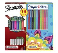 Sharpie pennarelli indelebili e Paper Mate Flair kit penne punta in feltro, colori assortiti, 16 pezzi