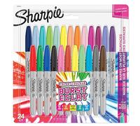 Sharpie Permanent Markers Fine Point for Bold Details Colour Burst & Assorte