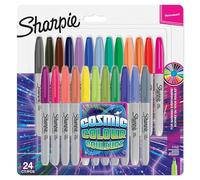 SHARPIE Pennarelli Indelebili, Punta Fine, Confezione da 24, Cosmic