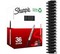 Sharpie 2025040, marcatore Fine, nero, 36pz, 0.9mm, permanente