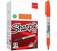 Sharpie Pennarelli Indelebili, Punta Fine, Scatola da 12, Rosa