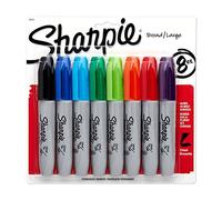 Sharpie pennarelli indelebili, scalpello a punta, colori assortiti, 12 pezzi 2 Sets Assorted
