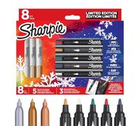 Sharpie pennarelli permanenti e acrilici, set regalo, conf. da 8