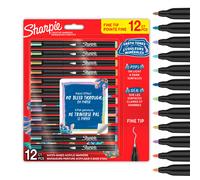 Sharpie Pennarelli acrilici creativi | Toni della terra | Pennarelli a base d'acqua | Inchiostro senza sbavature | Scrive sulla maggior parte delle superfici | Punta fine | Forniture artistiche e