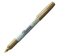 Sharpie, Pennarello indelebile a punta fine, colore metallizzato Oro, 1 pezzo