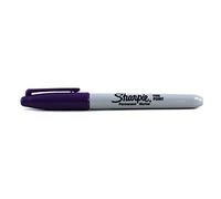Sharpie Pennarello indelebile a punta fine, viola, punta fine, multicolore, sottile, metallo, carta, plastica, AP
