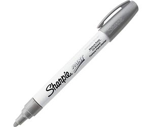 Sharpie - Pennarello permanente, punta media, colore: Argento