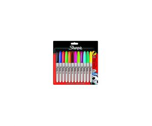 Sharpie Permanent Marker Fine Assorted (Pack of 12 Markers)