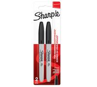 Sharpie Permanent Markers Fine Point Black 2 Count 2 count Permanent marker