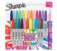 Sharpie Permanent Markers Fine Point for Bold Details Colour Burst & Assorte