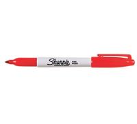 Sharpie Permanent Markers Fine Point for Bold Details Red Ink 12 Marker Pe