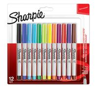 Sharpie Permanent Markers Ultra Fine Point for Precise Marks Assorted Colour
