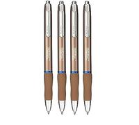 Sharpie S-Gel - Penna gel da 0,7 mm con inchiostro blu, confezione da 4 pezzi, colore: Oro champagne