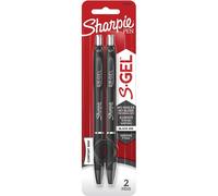 Sharpie S-Gel Penna retrattile in gel Comfort Grip Punta media 0,7 mm Set di 2