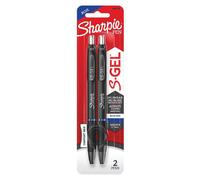 Sharpie S-Gel Penna retrattile in gel Comfort Grip Punta media 0,7 mm Set di 2