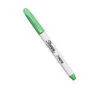 Sharpie S-Note - Pennarello creativo con punta a scalpello, inchiostro verde mare, a base d'acqua, doppia estremità per evidenziare, disegnare, scrivere e molto altro ancora, numero singolo