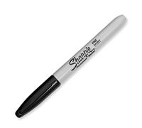 Marcatore permanente Sharpie Fine NERO Punta Tonda 1 mm. S0810930 (12 Pz)