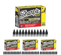 Sharpie S0945720 marcatore Permanente Nero 12 Pezzo(i) (Confezione da 4)