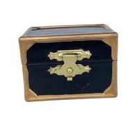 Sharplace 1:12 Casa delle Bambole in Legno Baule del Tesoro Mini Modello Accessorio Scena di Vita Scenario Robusto Retro Gioielli